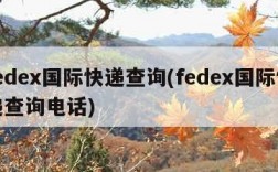 fedex国际快递查询(fedex国际快递查询电话)